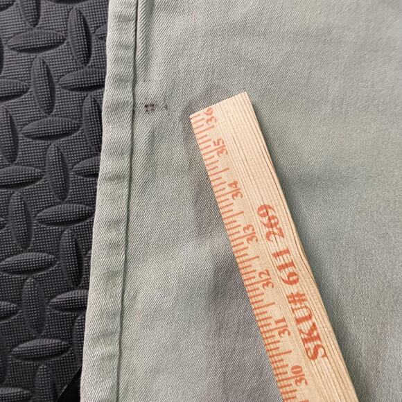 Gloria Vanderbilt Jeans Womens 12 Green Stretch Straight Leg Five Pocket Denim - Picture 7 of 10
